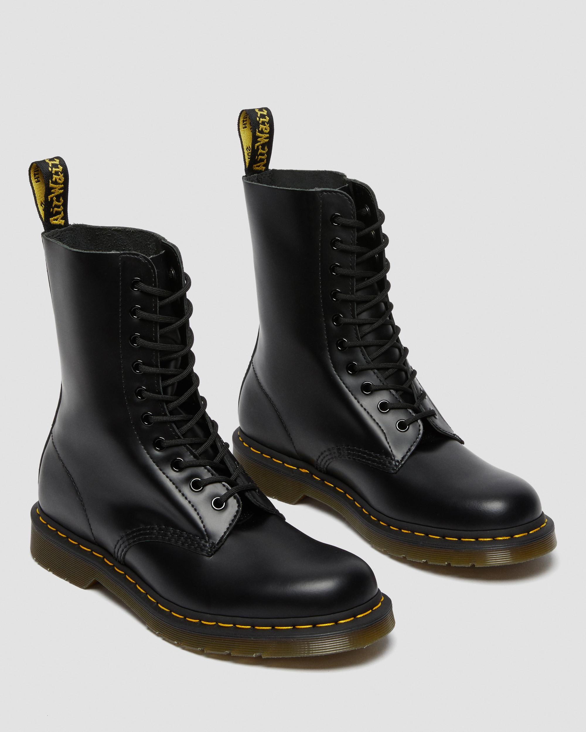 1490 Smooth Leather Mid Calf Boots - 6