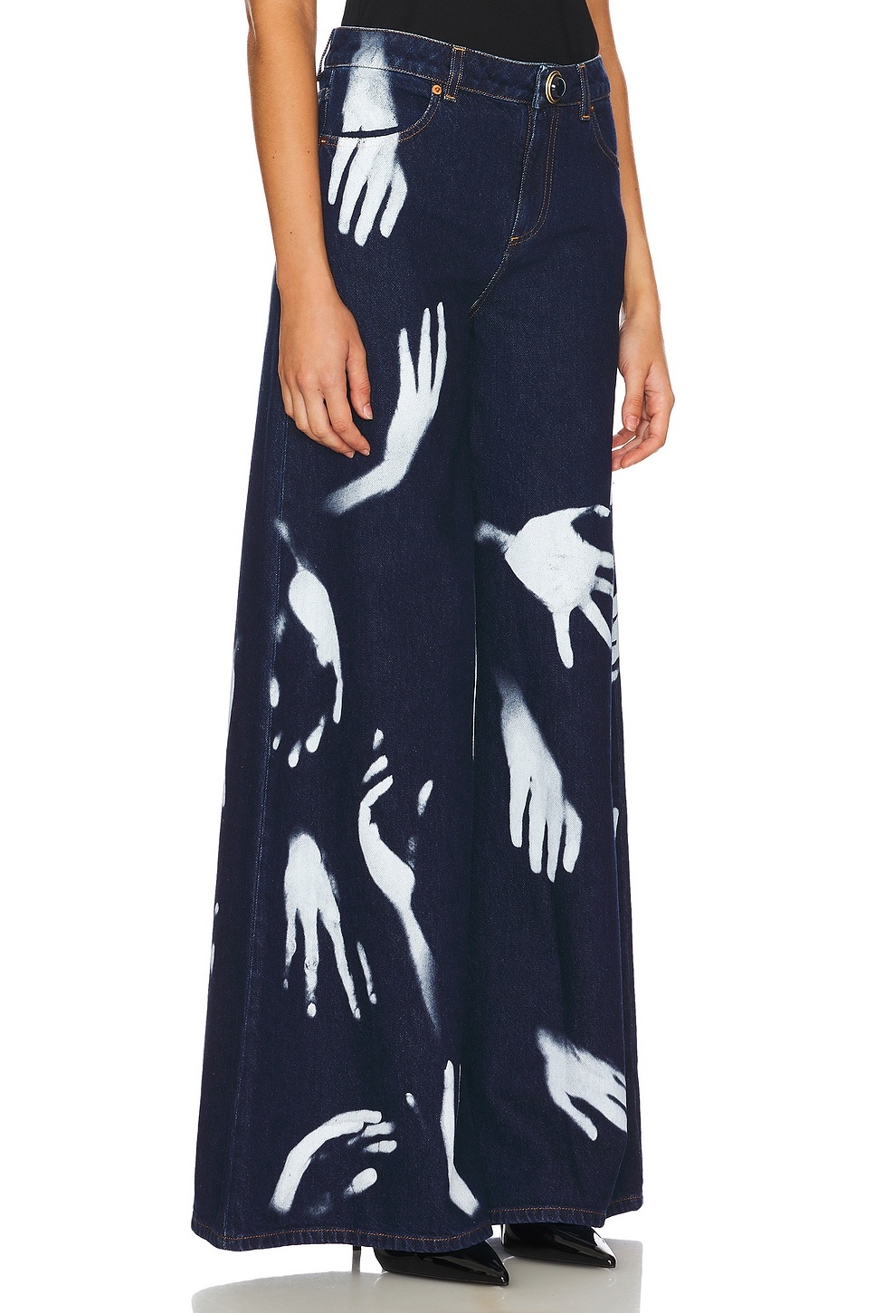 Handprint Wide Leg - 2