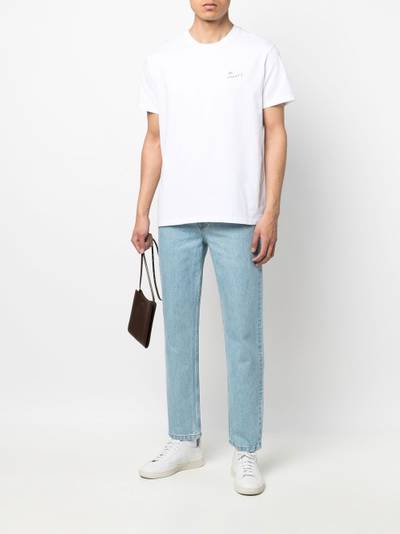 A.P.C. bleached straight-leg jeans outlook