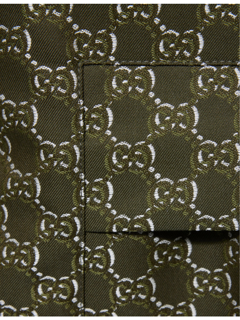 Regular-fit monogram-pattern cotton-jacquard shorts - 6
