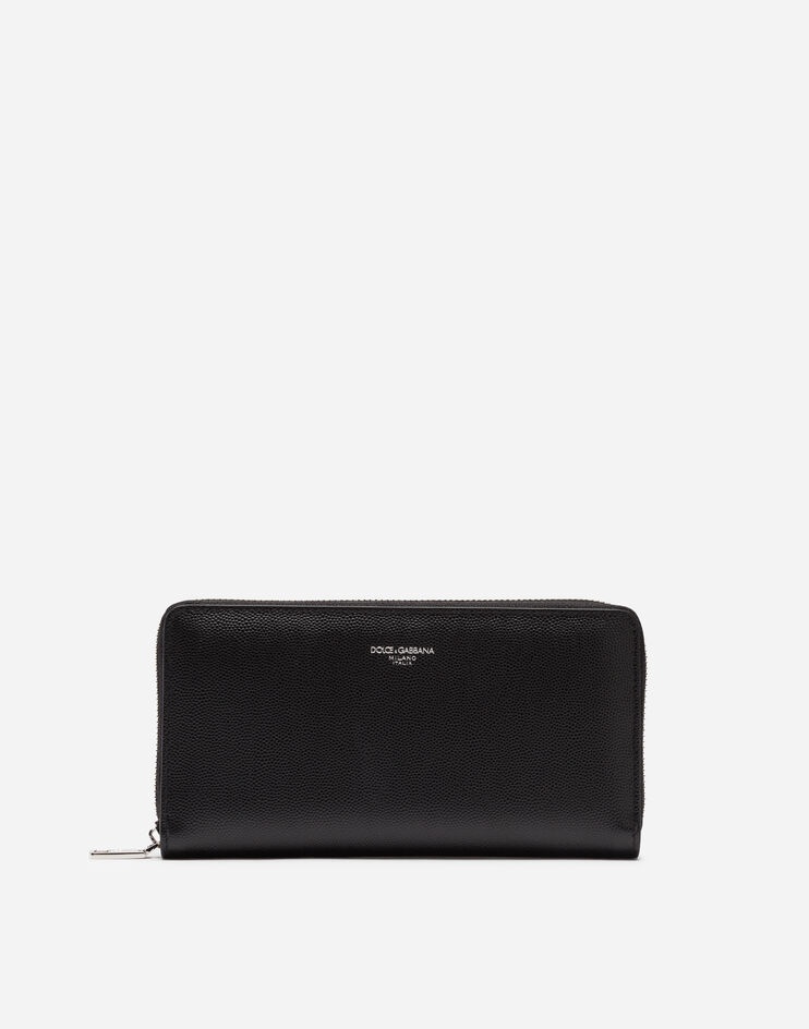 Zip-around wallet in calfskin - 1