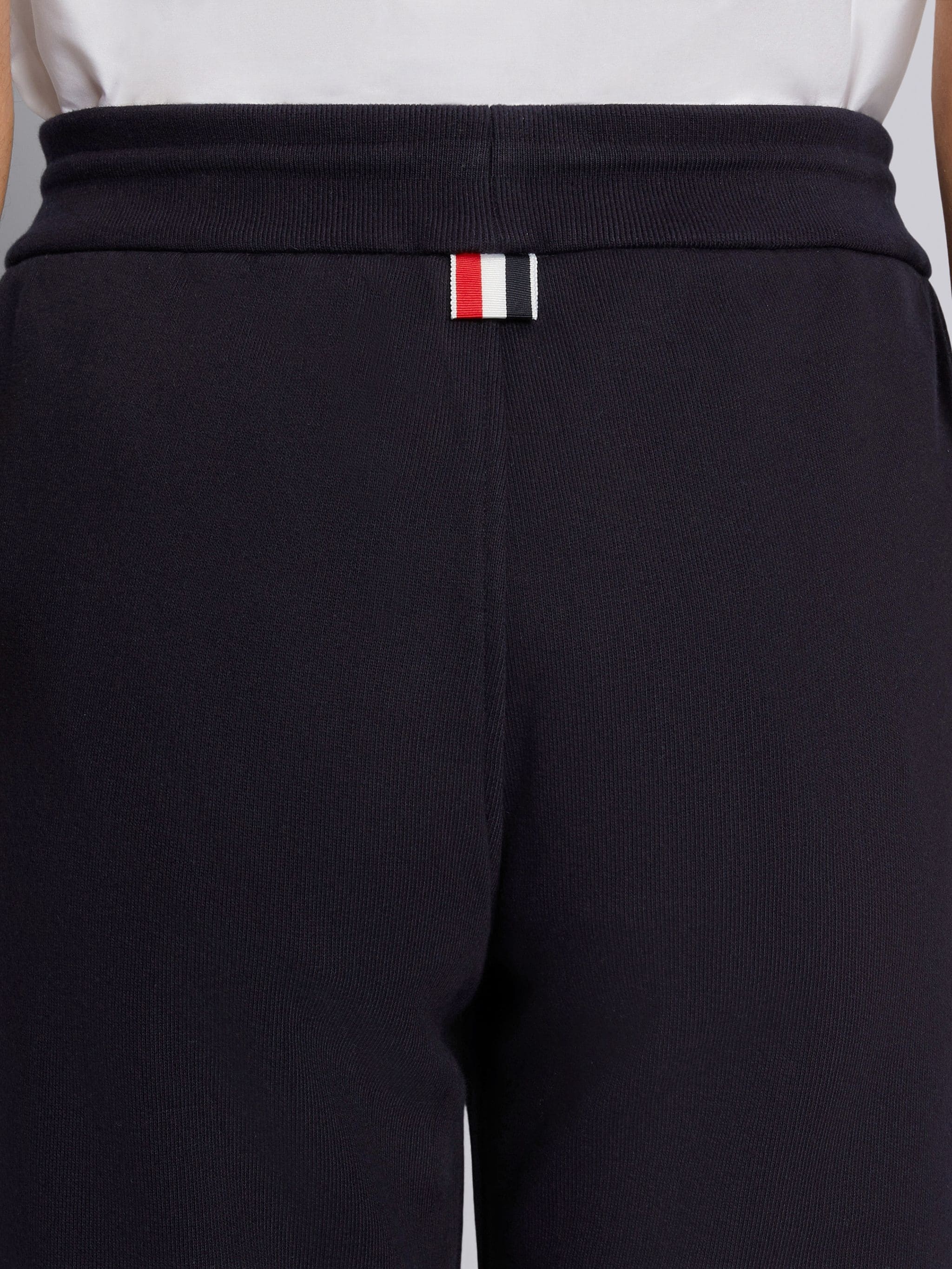 Navy Loopback Stripe Sweatpants - 4