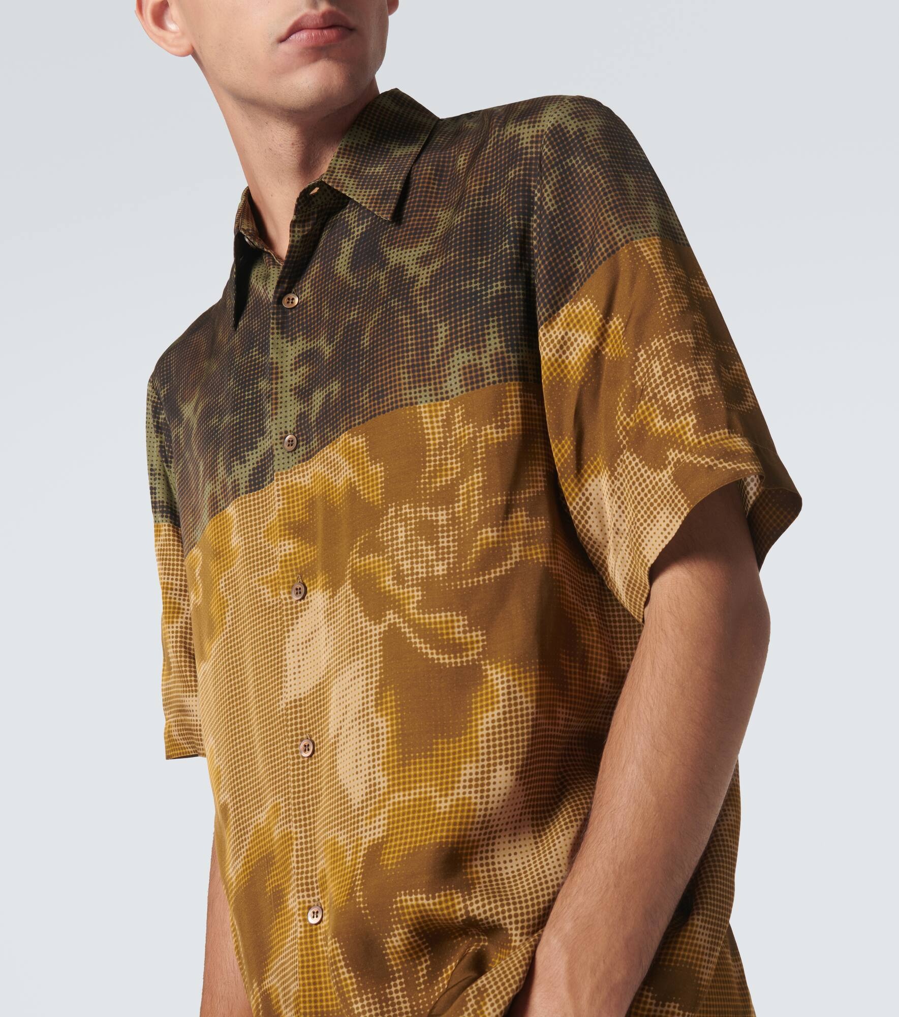 Printed bowling shirt - 5