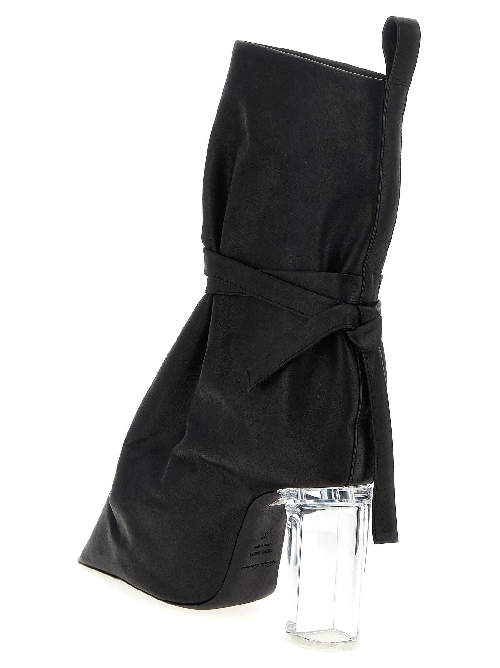 Rick Owens Women 'Tied Taco Kiss' Ankle Boots - 3