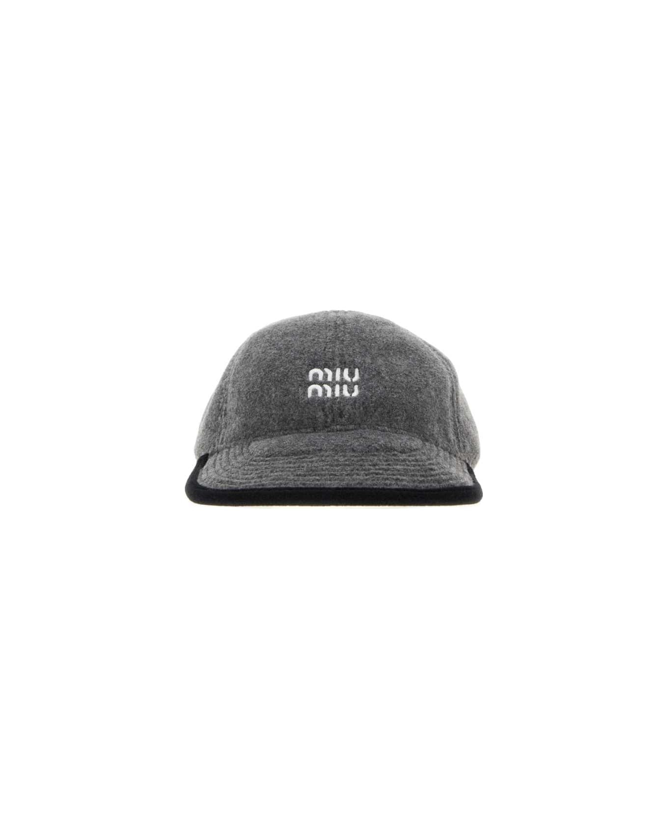 Grey Flannel Baseball Cap - 1