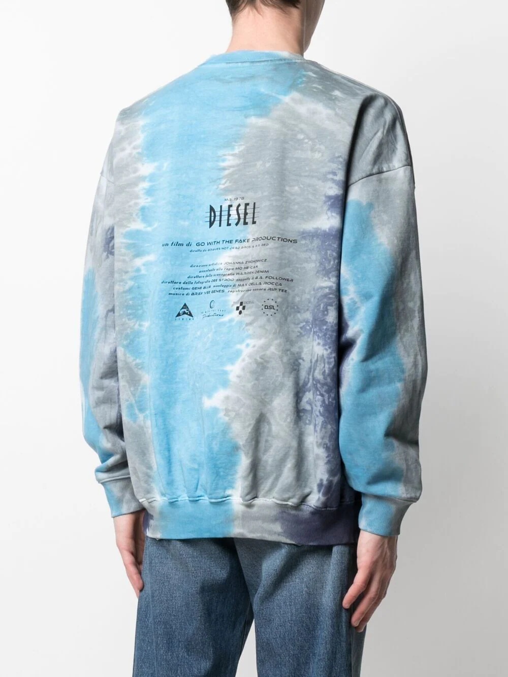 tie-dye logo sweatshirt - 4