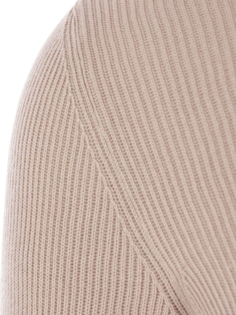ribbed-knit polo shirt - 4