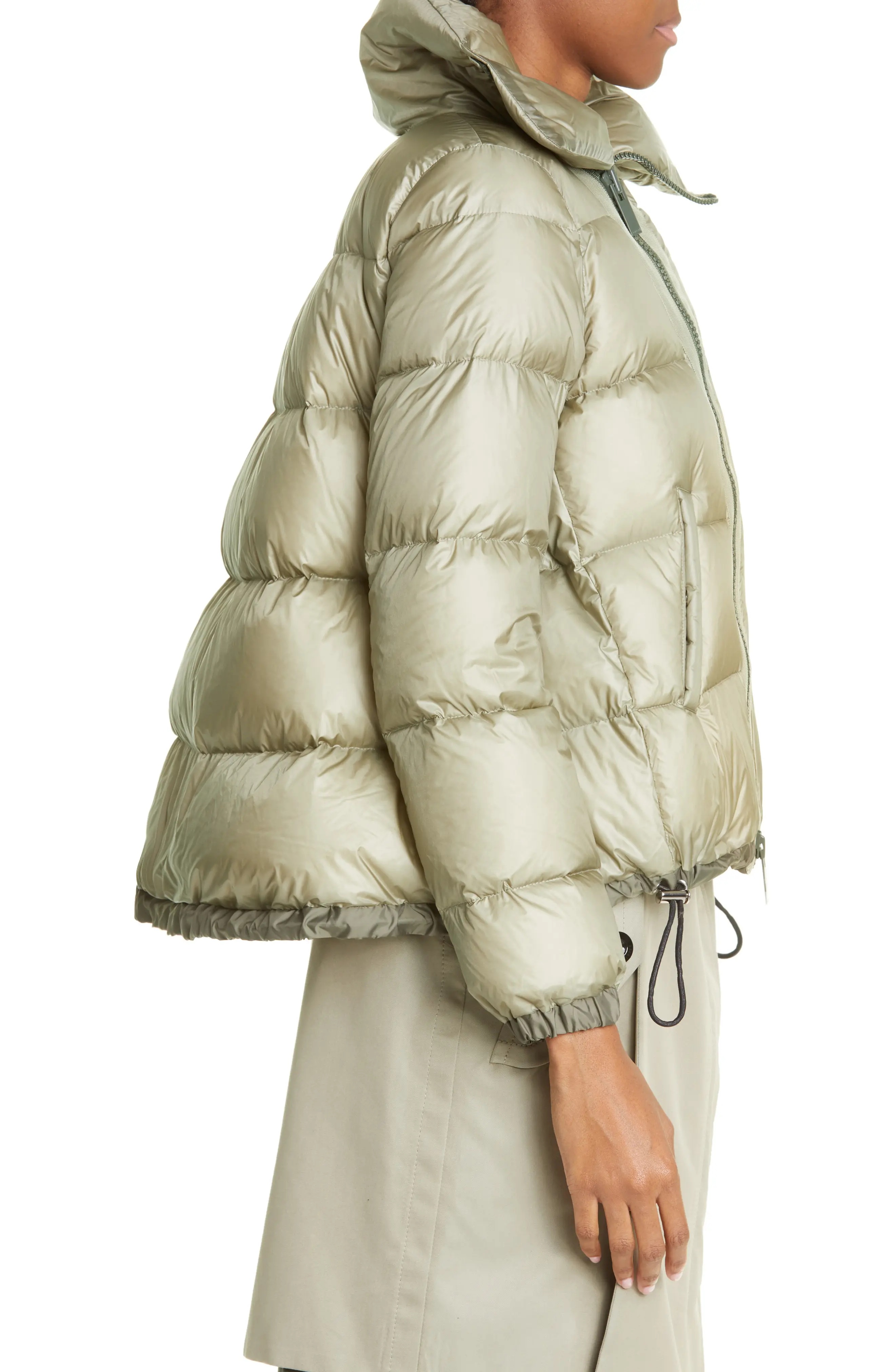 Flare Back Puffer Jacket - 4