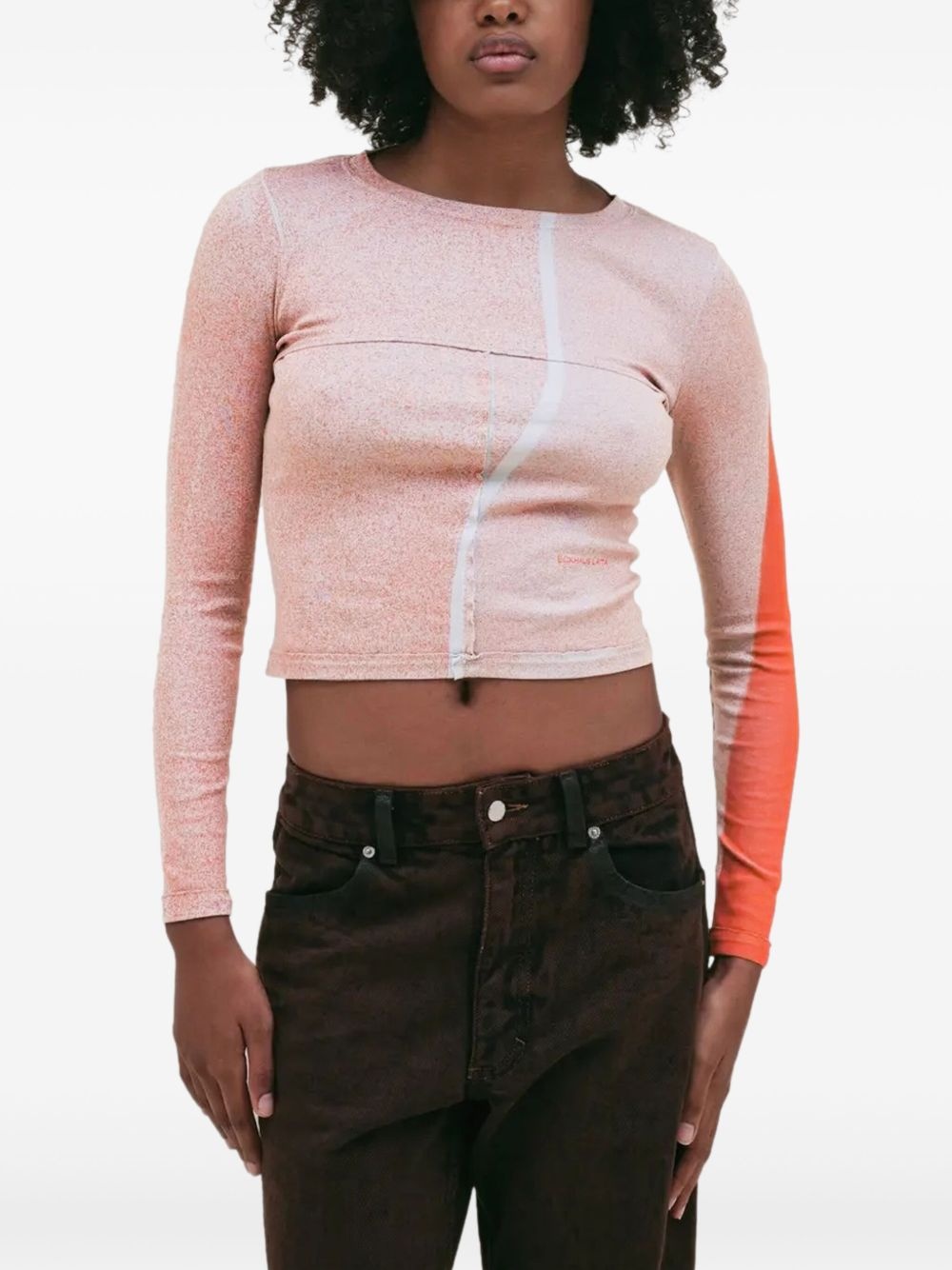 colour-block T-shirt - 2