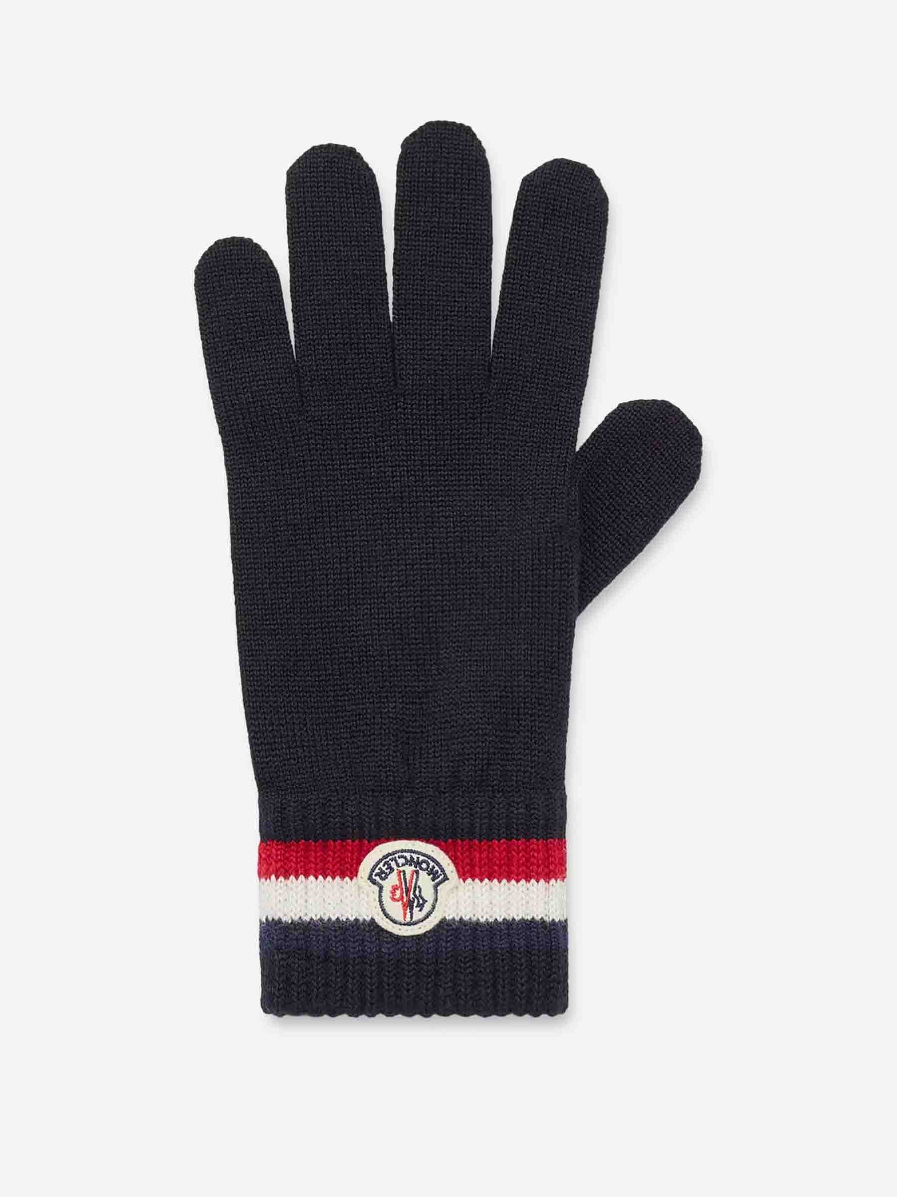 TRICOLOR WOOL GLOVES - 1