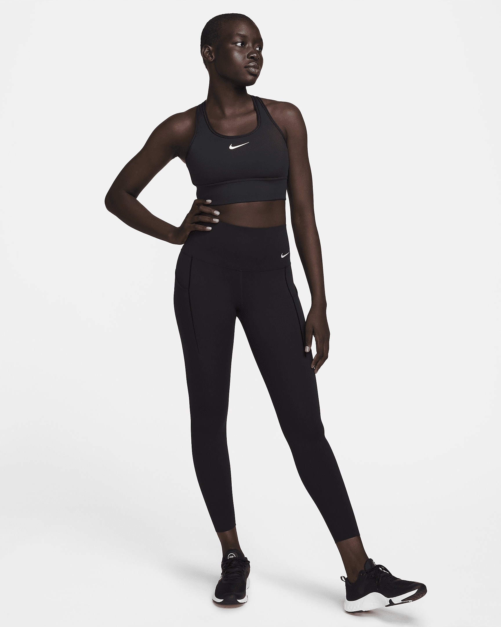 Nike Swoosh Medium Support Women's Padded Longline Sports Bra - 7