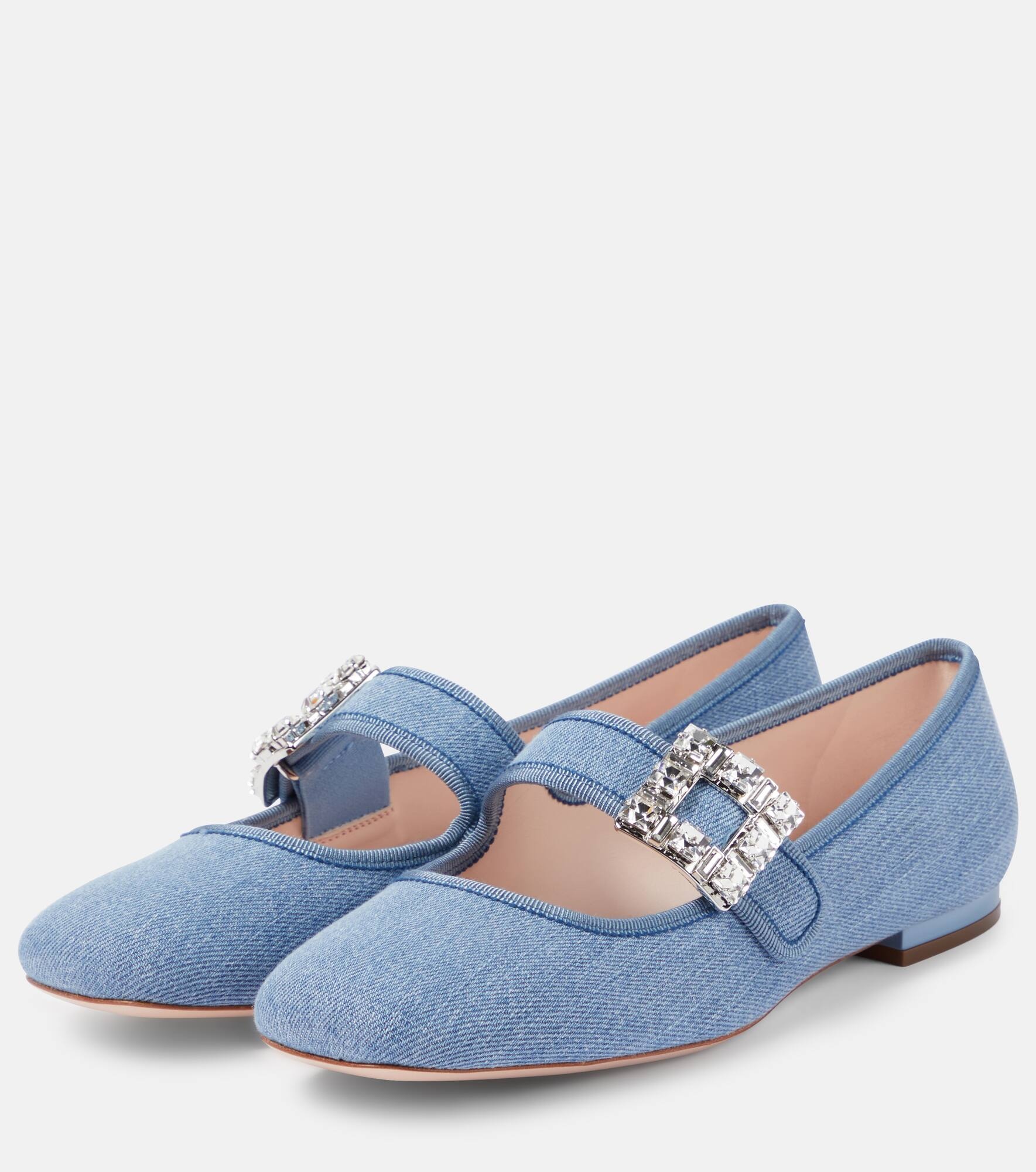 Très Vivier Strass Buckle Babies ballet flats - 5