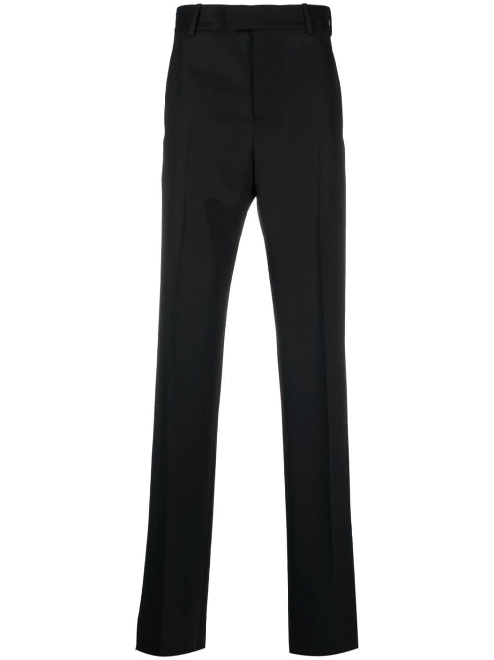 straight-leg wool trousers - 1