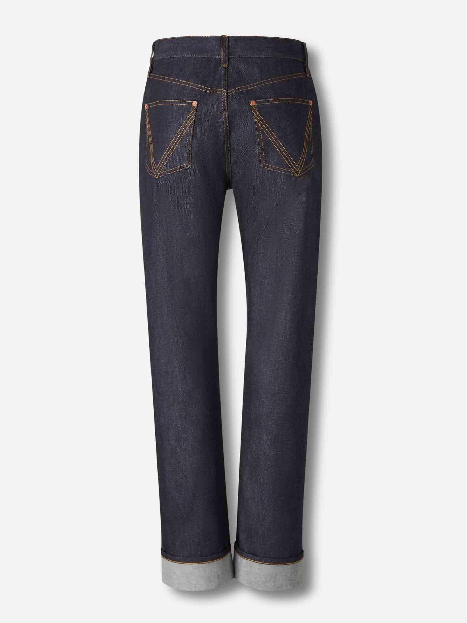 STRAIGHT COTTON JEANS - 2
