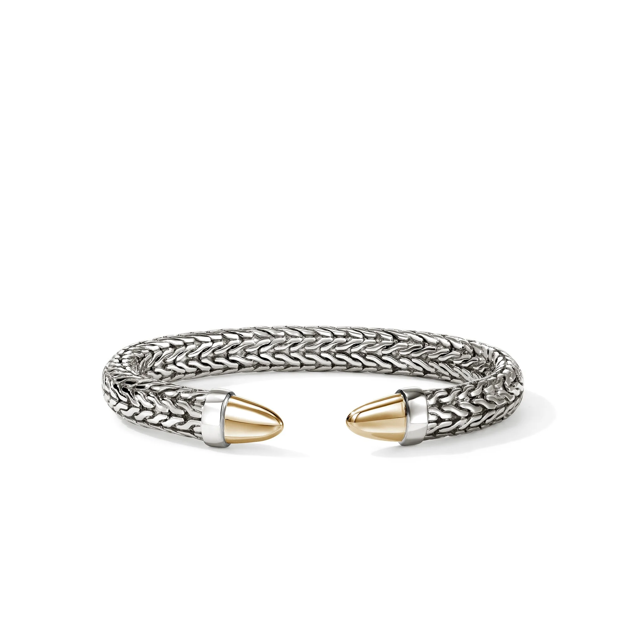 Spear 50 Flex Cuff, Sterling Silver, Gold - 1