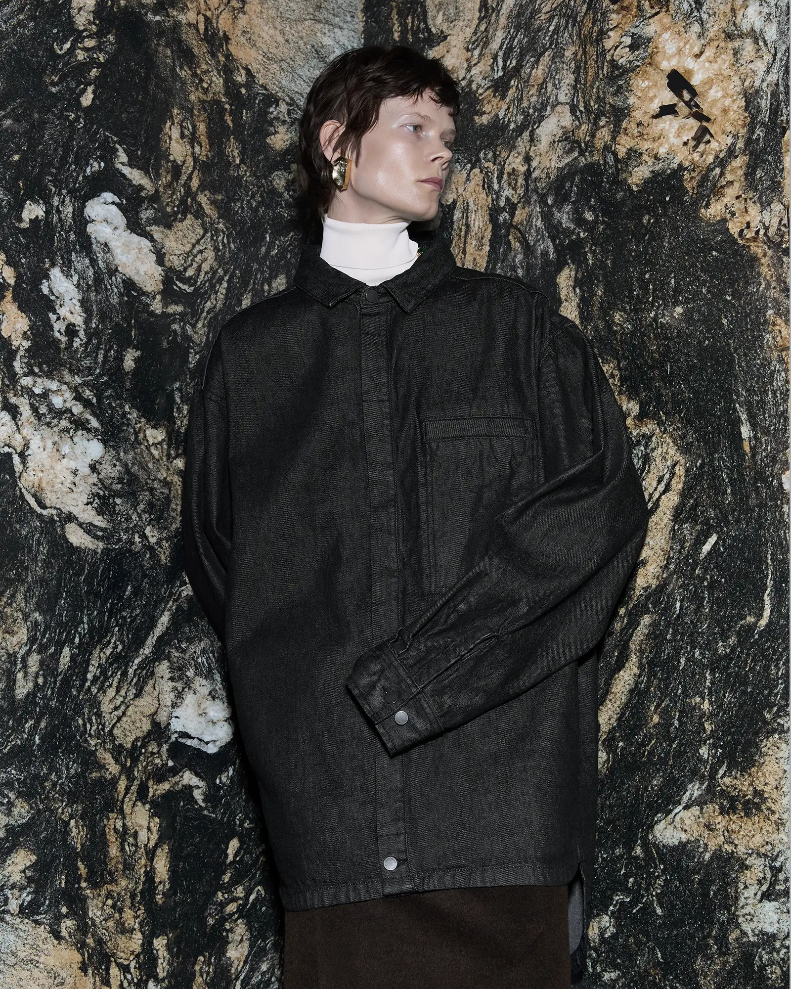 HERCULEAN SHIRT RAW BLACK - 4