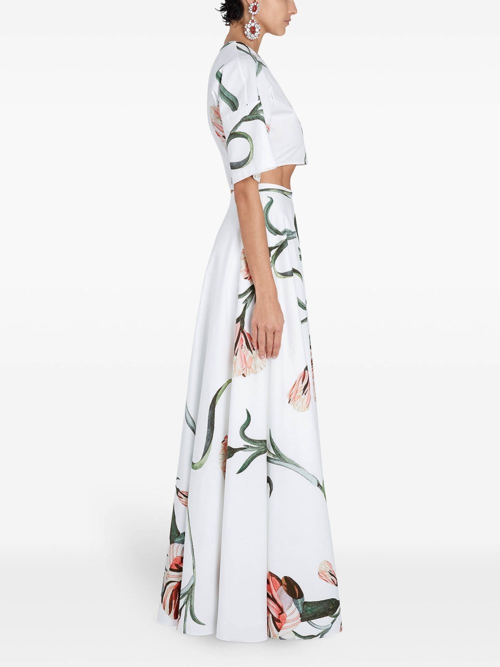 cotton maxi skirt - 3