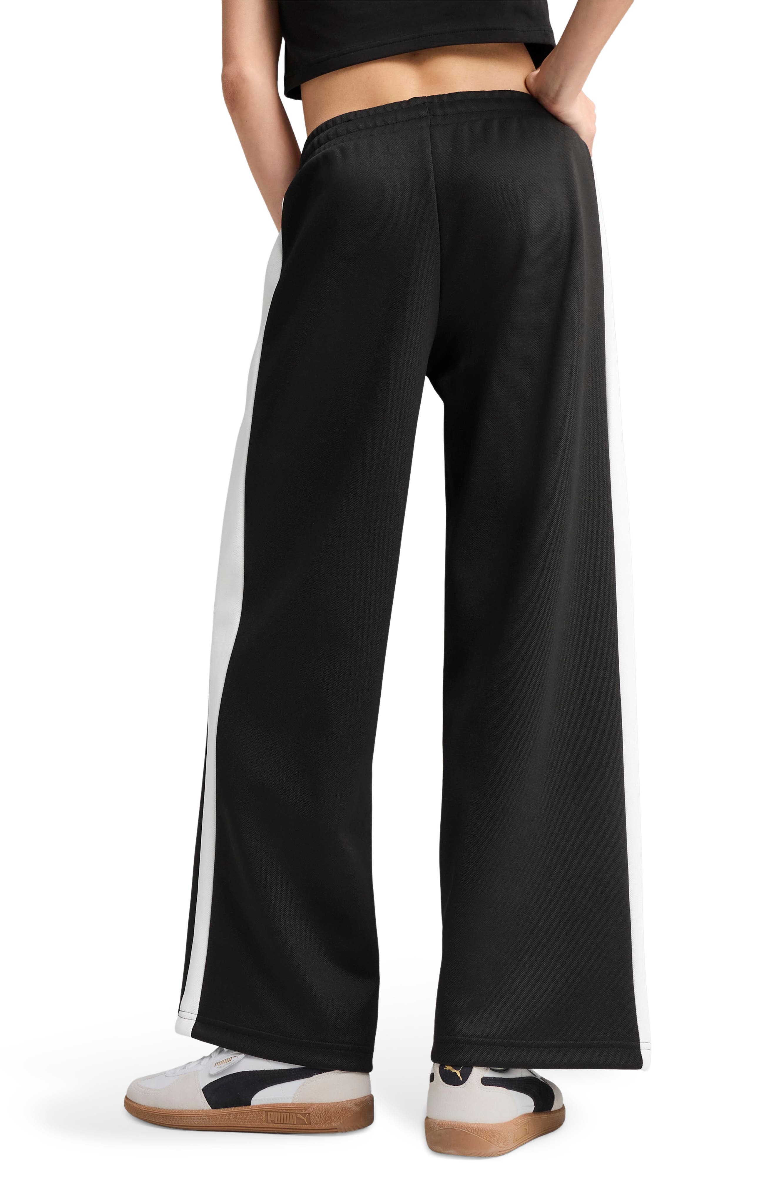 PUMA T7 Low Rise Track Pants in Puma Black at Nordstrom - 2
