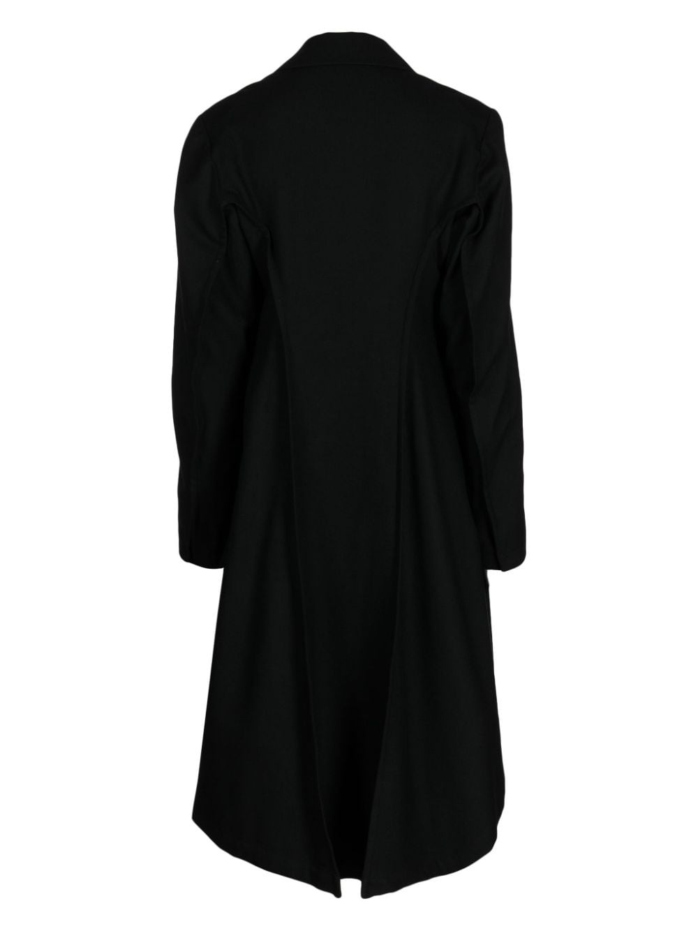 wool double-breasted coat - 2