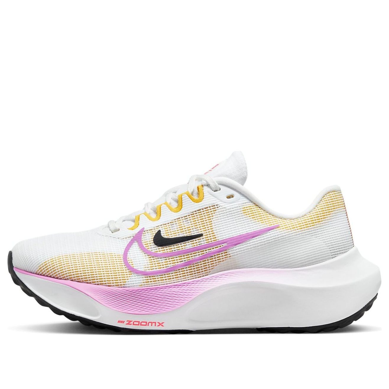 (WMNS) Nike Zoom Fly 5 'White Rush Fuchsia' DM8974-100 - 1