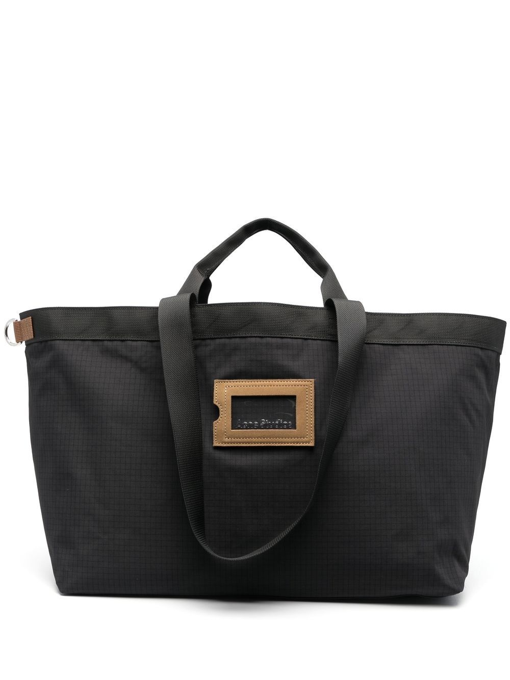 embossed-logo tote bag - 1