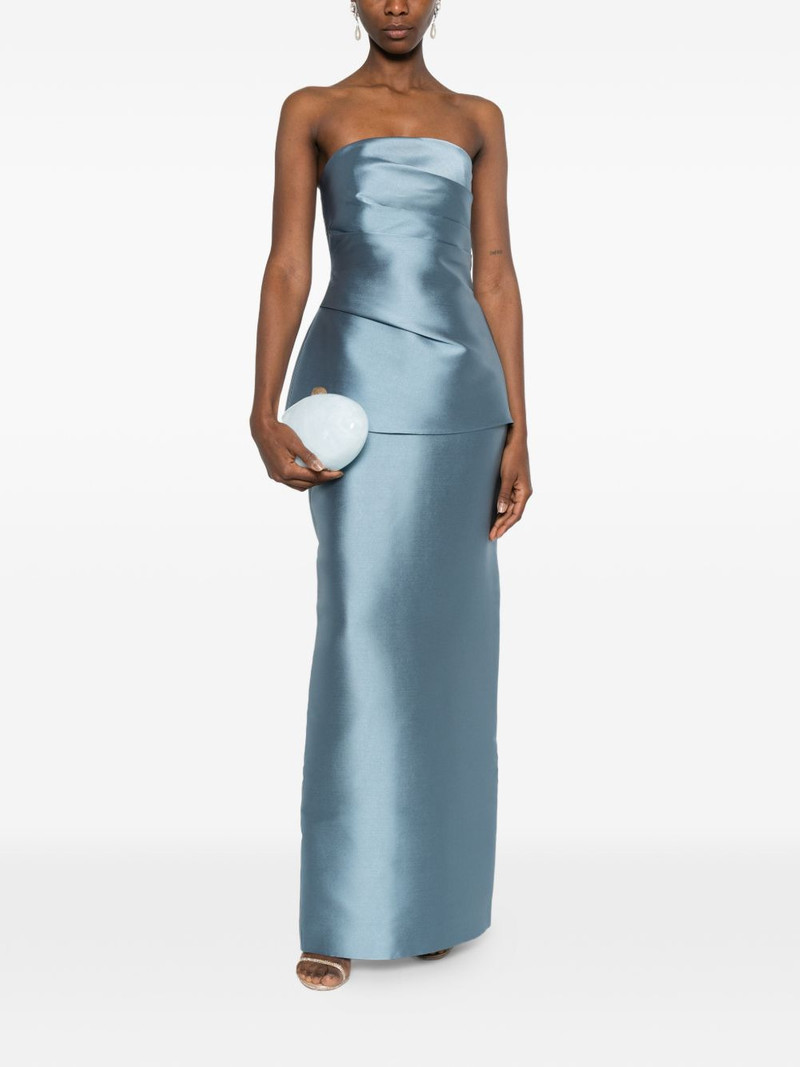 SOLACE LONDON Lucille strapless maxi dress outlook