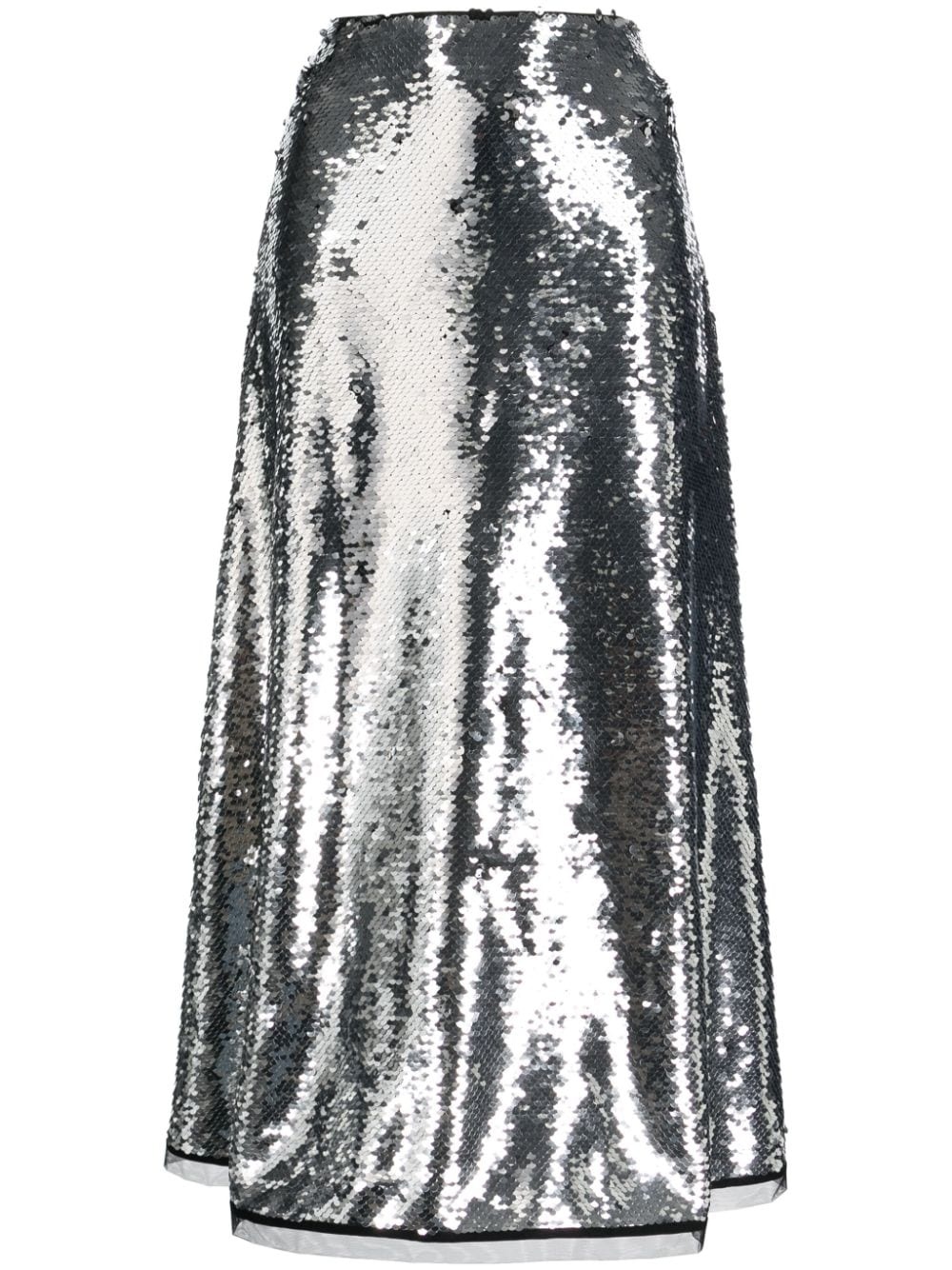 sequinned midi skirt - 1