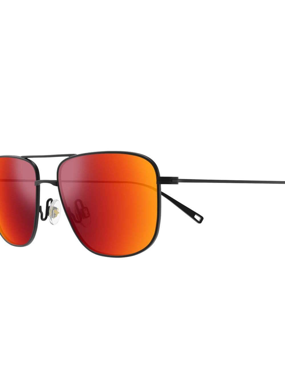 Mikioi titanium rectangular sunglasses - 2