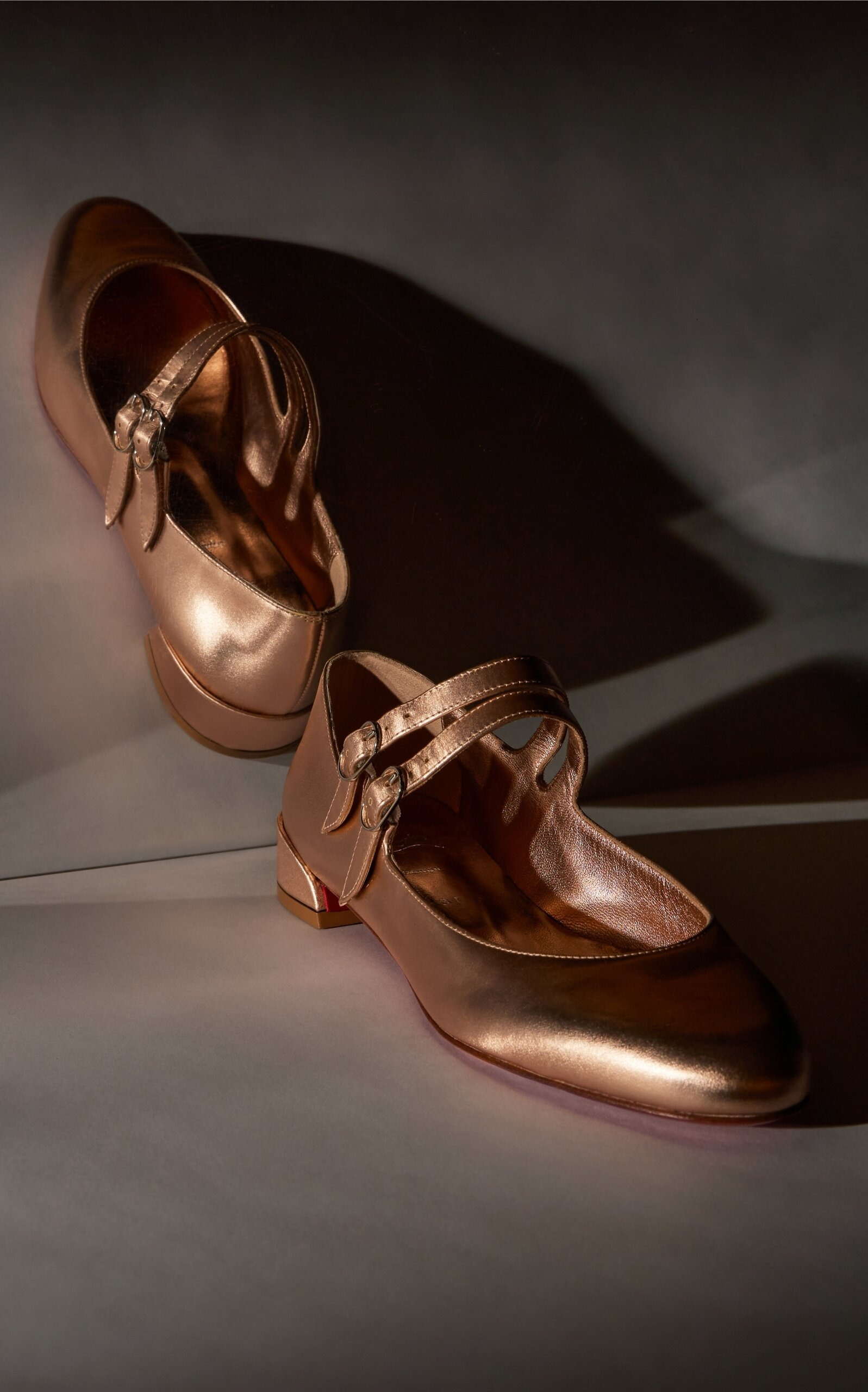 Sweet Jane Metallic-Leather Flats neutral - 2