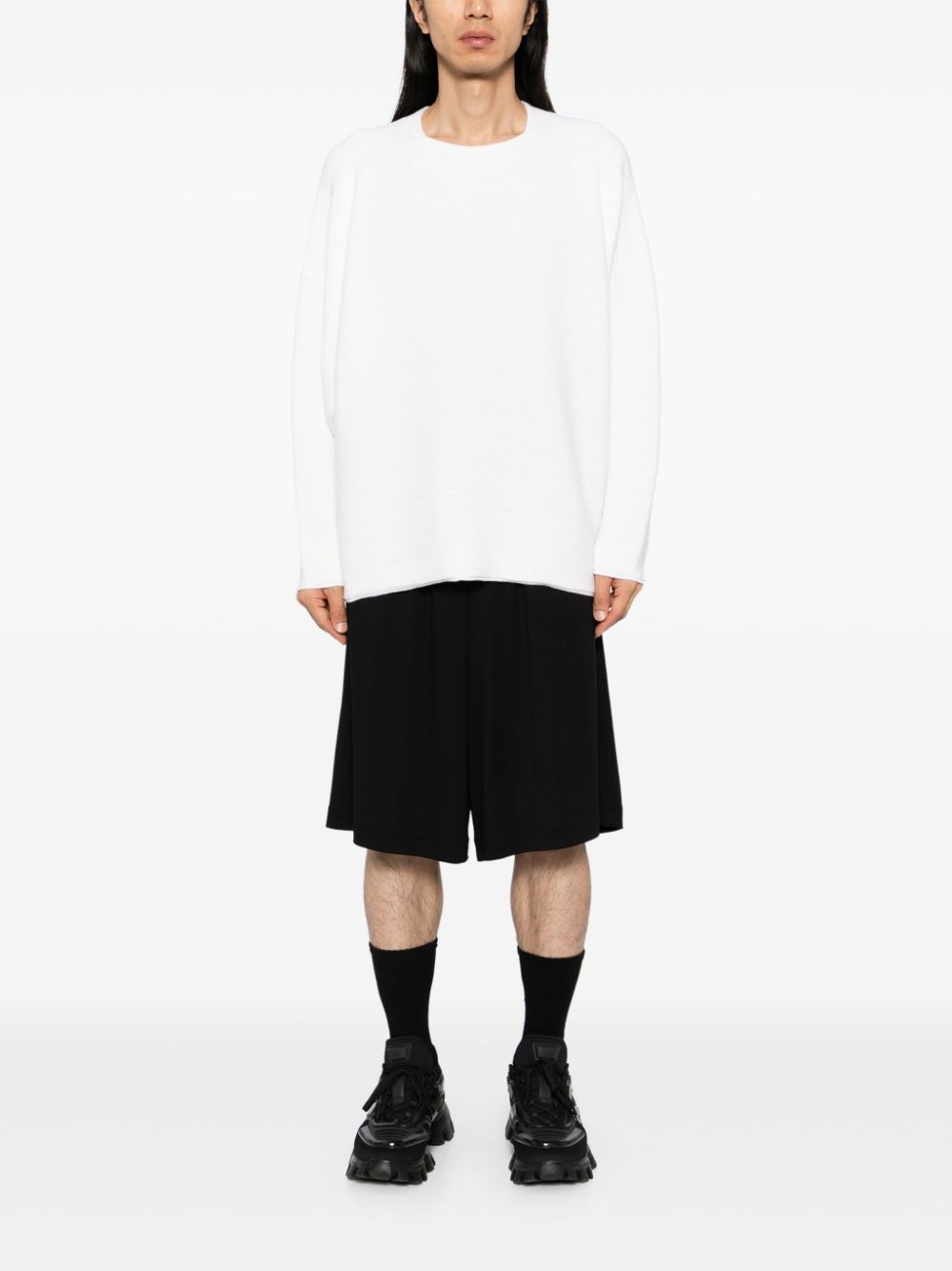 Ottoman straight neck jumper - 2