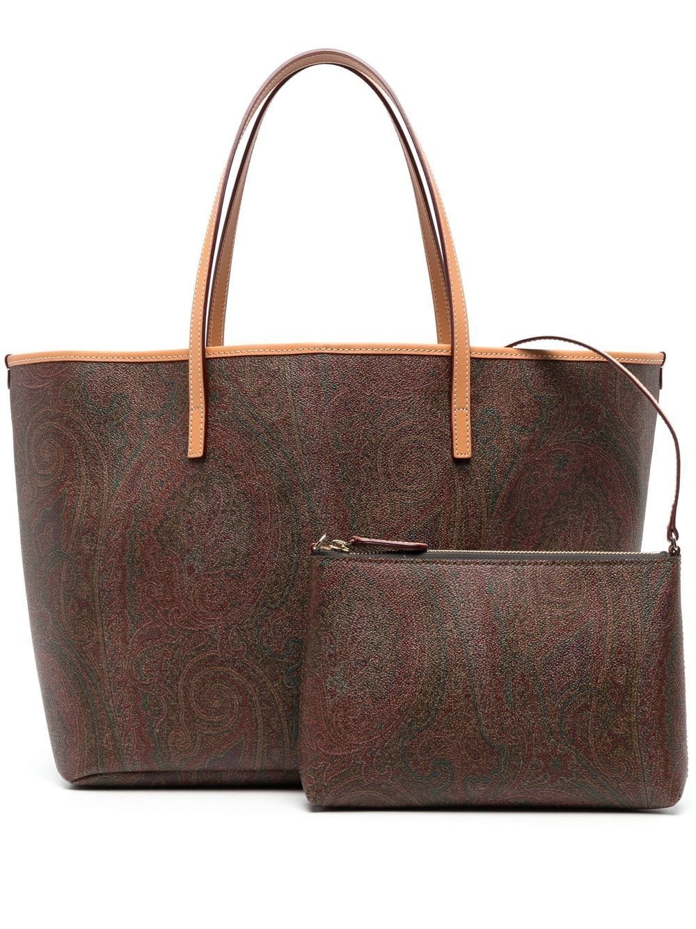 paisley-print tote bag - 1