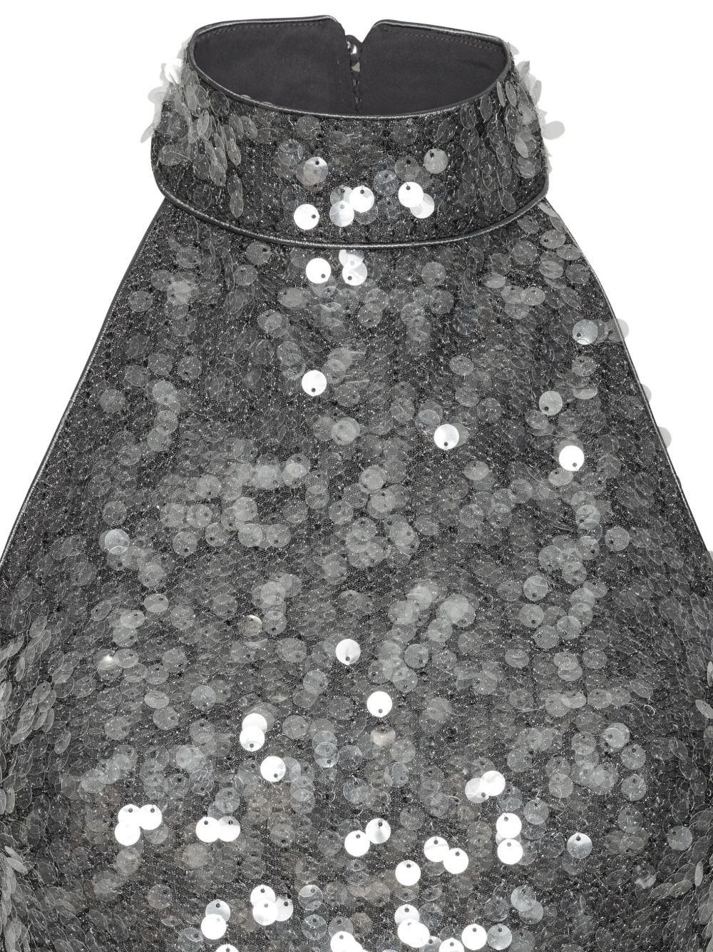 sequin halter-neck top - 5