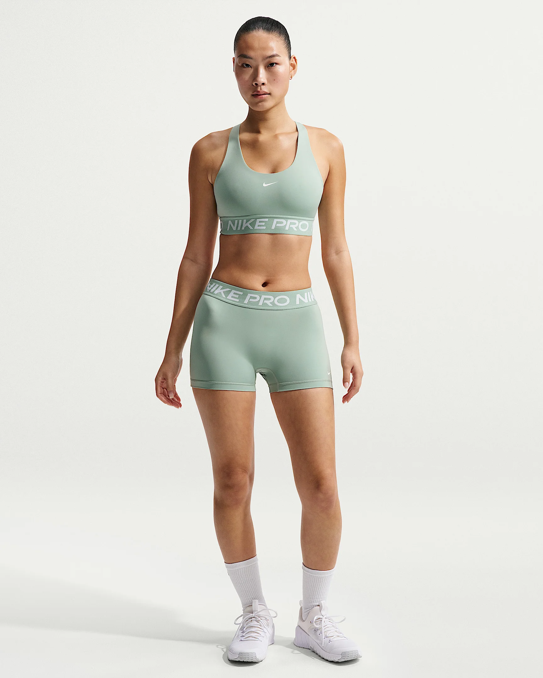 Nike Pro Women's Mid-Rise 3" Biker Shorts - 1
