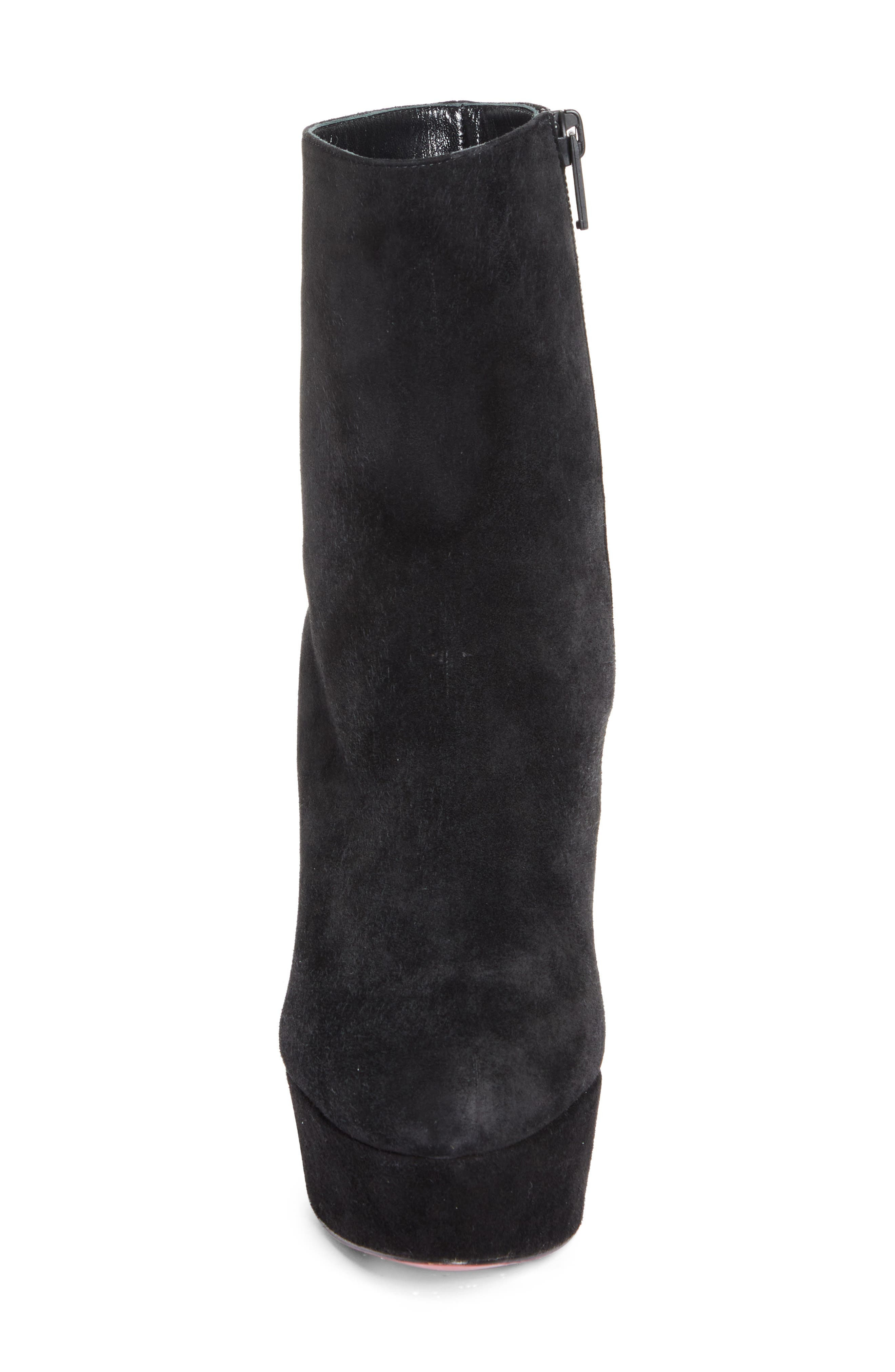 Christian Louboutin Loo Platform Bootie in Black at Nordstrom - 4