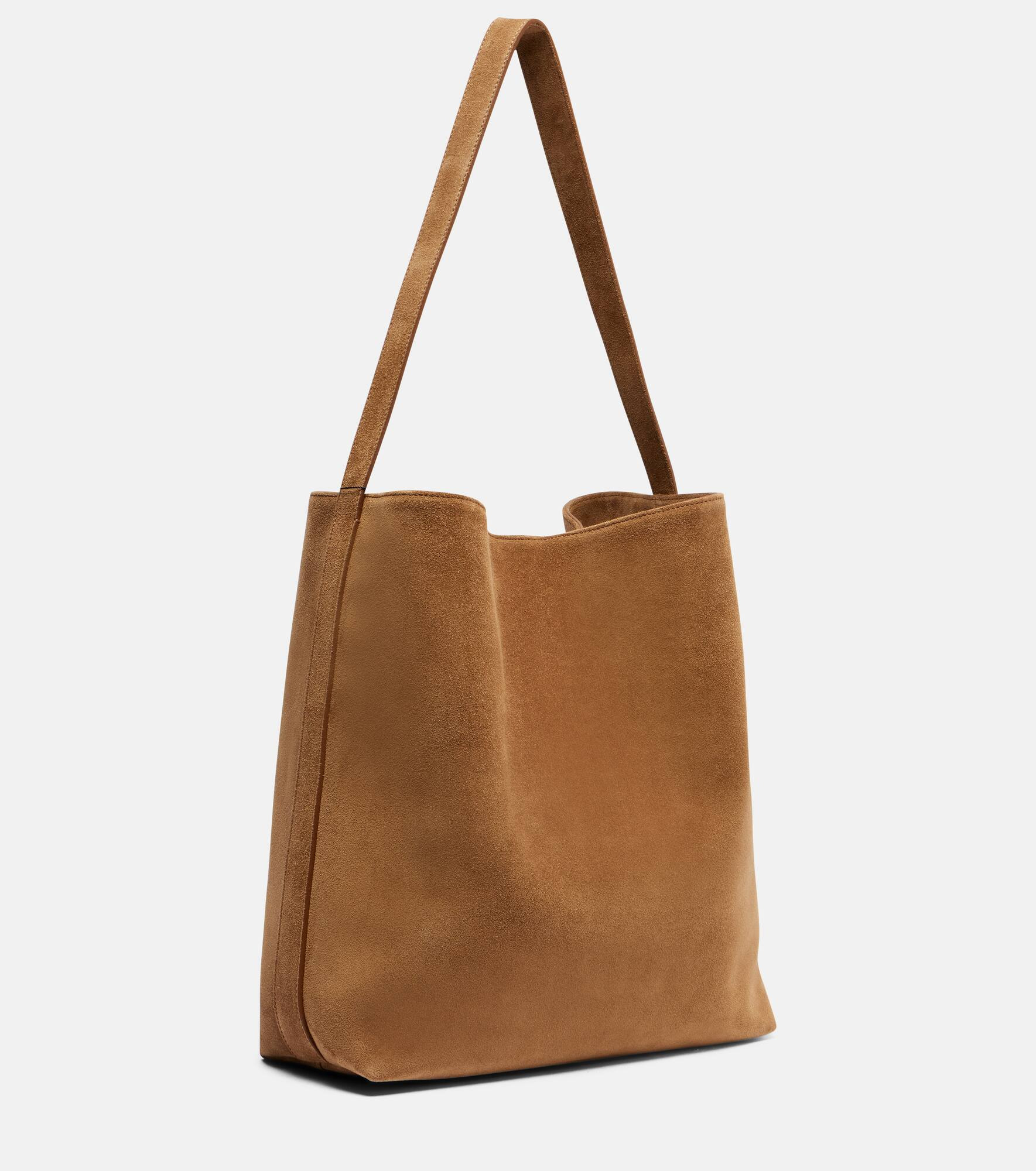 Sac Supple Large suede tote bag - 4