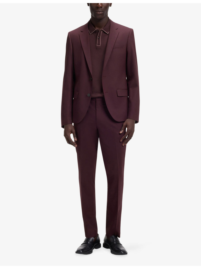 HUGO Contrast-Piping Cotton-Jersey Polo Shirt outlook