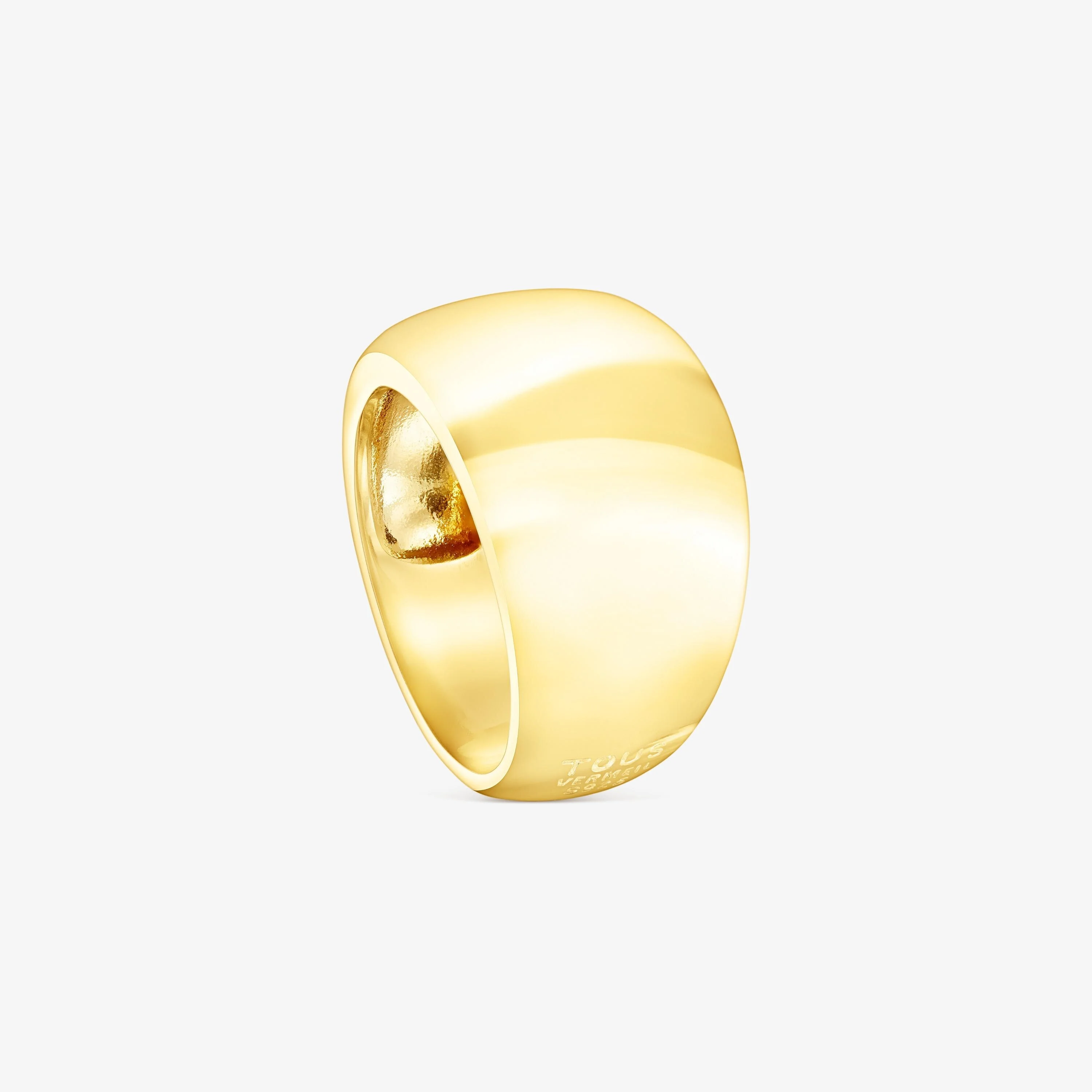 18K gold vermeil TOUS Basics Domed ring - 1