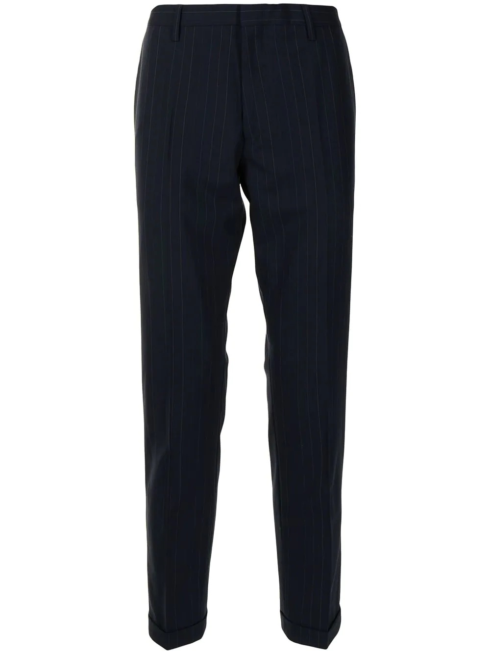 pinstripe tailored trousers - 1