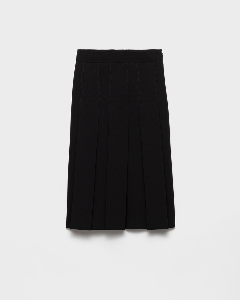Sablé satin skirt 1