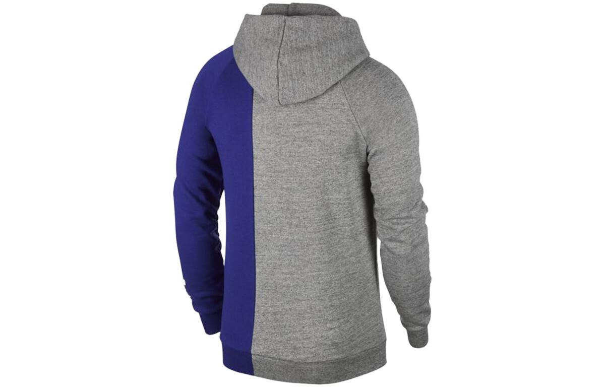 Air Jordan Sportswear Legacy AJ11 Hoodie 'Grey Purple' BQ0188-091 - 2