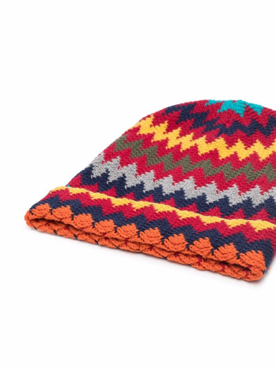 Missoni striped knitted beanie outlook