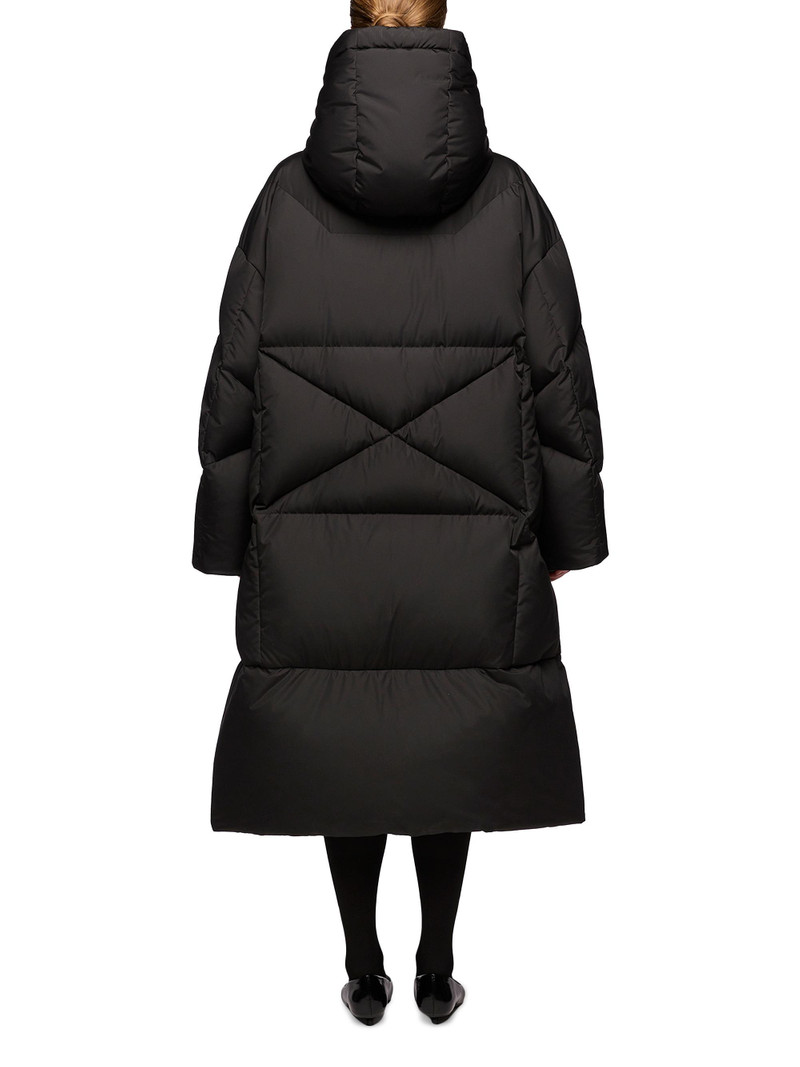 Women's Long Iconic Milano Down Coat - Black 4