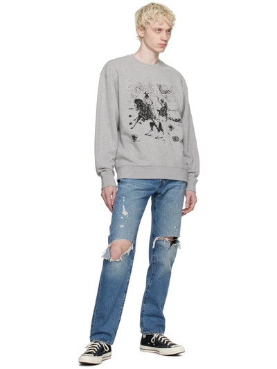 Levi's Gray Printed Sweatshirt outlook