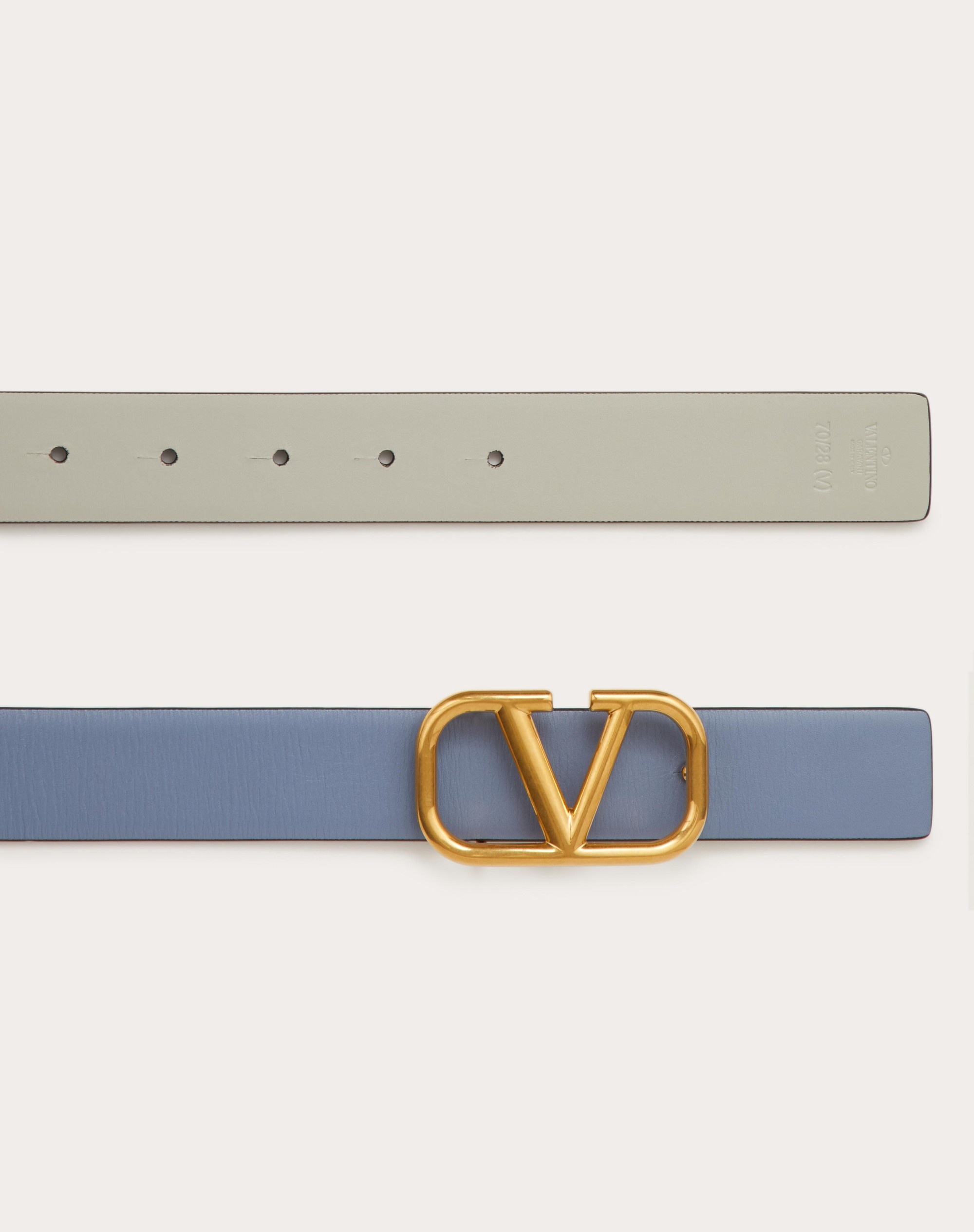 REVERSIBLE VLOGO SIGNATURE BELT IN GLOSSY CALFSKIN 30 MM - 3