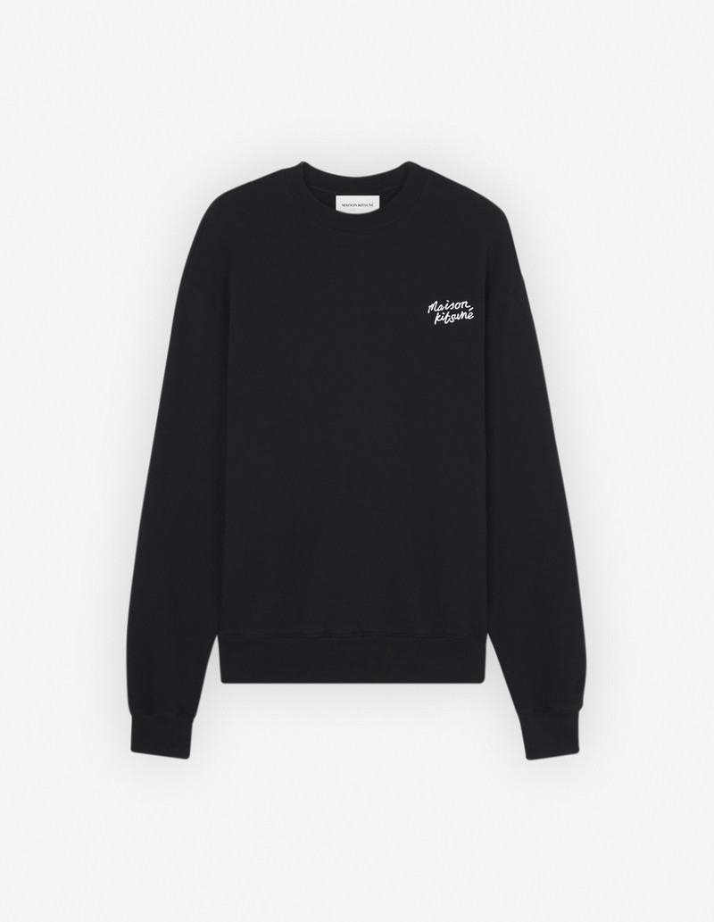 MAISON KITSUNE HANDWRITING COMFORT SWEATSHIRT - 1