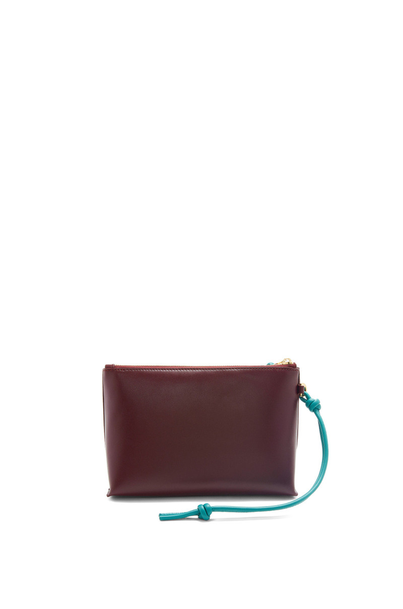 Knot T pouch in shiny nappa calfskin 3