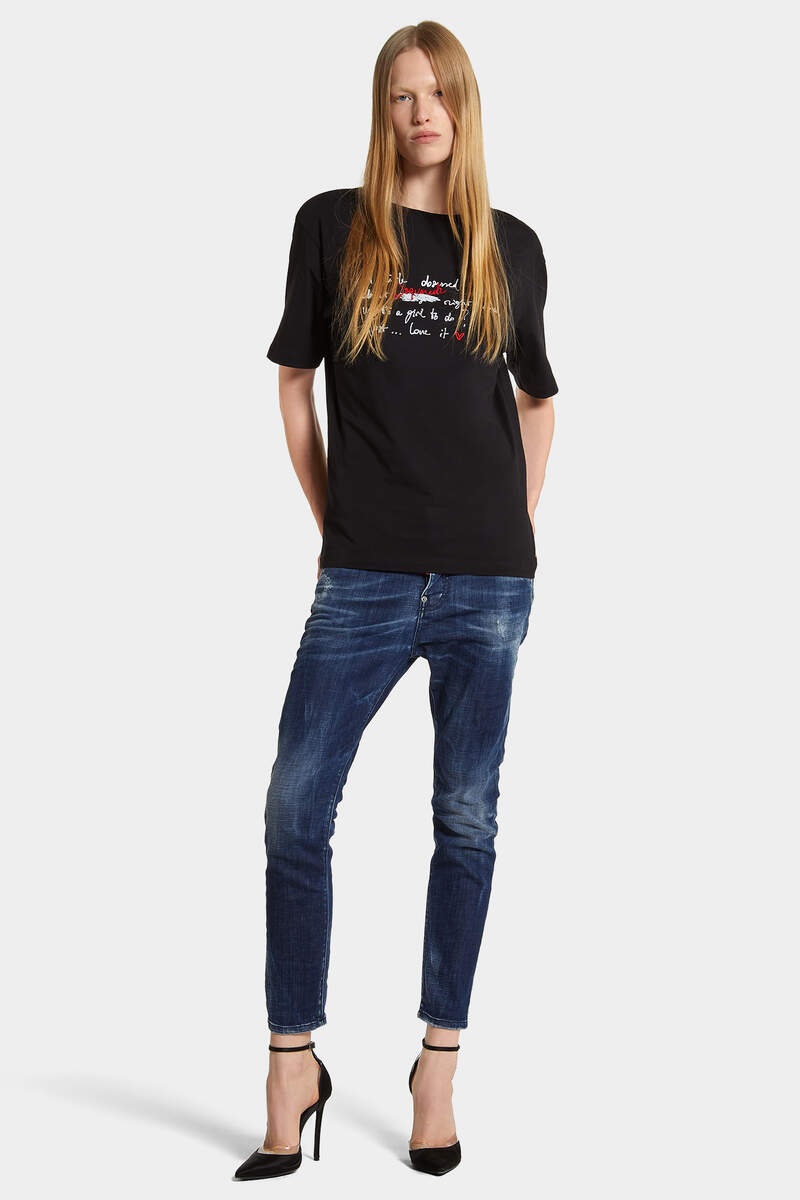 WASH BREEZY FIT DOODLE T-SHIRT - 6