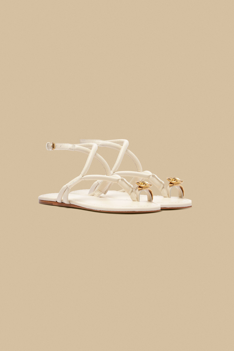 FARM RIO Ivory Toe Ring Strappy Sandal outlook