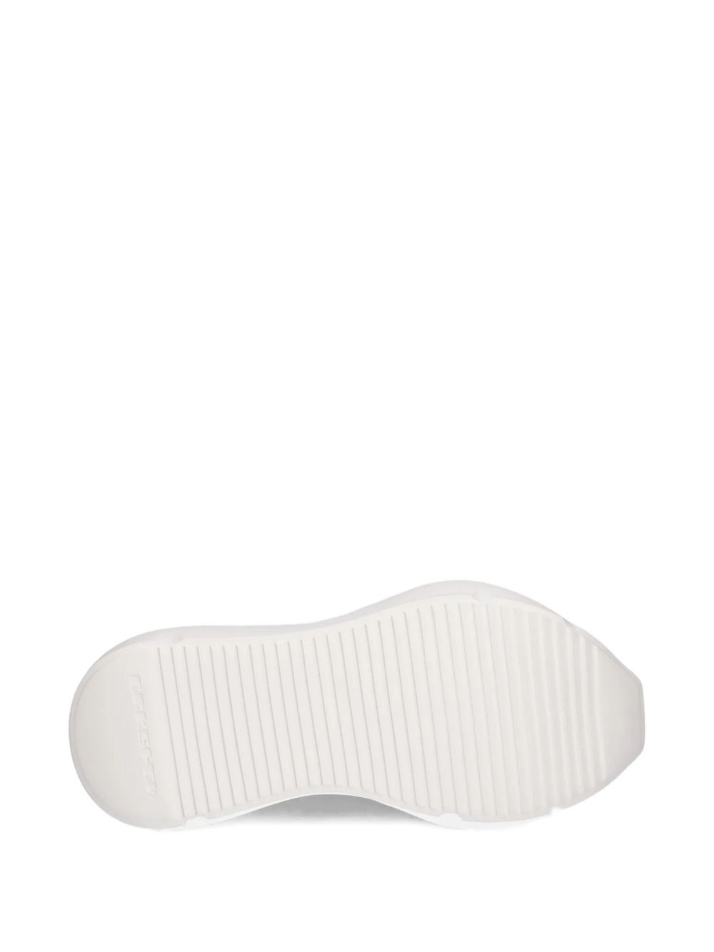 lace-up platform low-top sneakers - 5