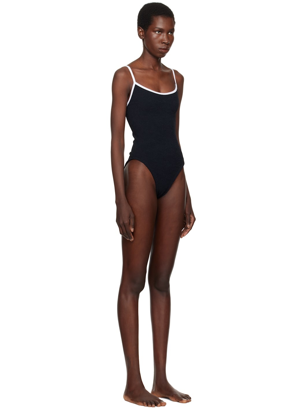Black & White Pamela Contrast Swimsuit - 2